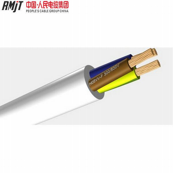 China 
                        300/500V Copper/CCA Conductor PVC Insulation H05VV-F Flexible Cable
                      manufacture and supplier