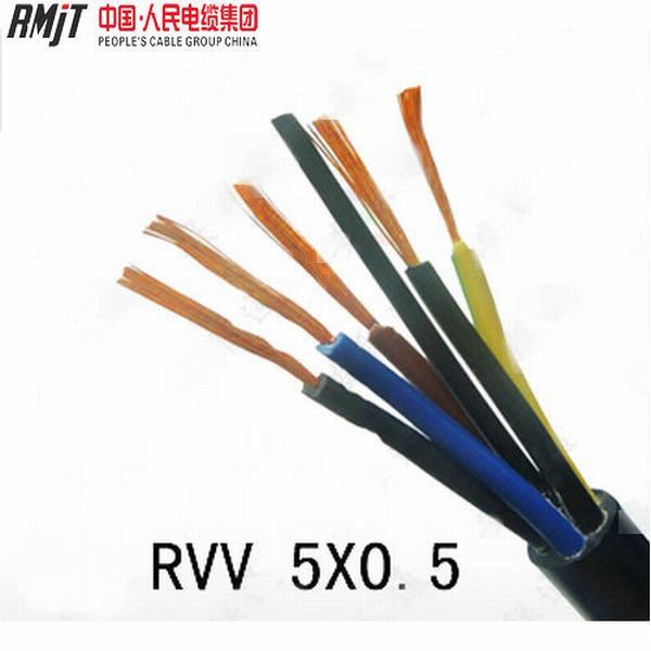 China 
                                 300/500V recubierto de PVC de cable eléctrico cable H03VV-F/H05VV-F 2*1,5 mm2 de 2,5 mm2, 4*5*0,5 mm2                              fabricante y proveedor