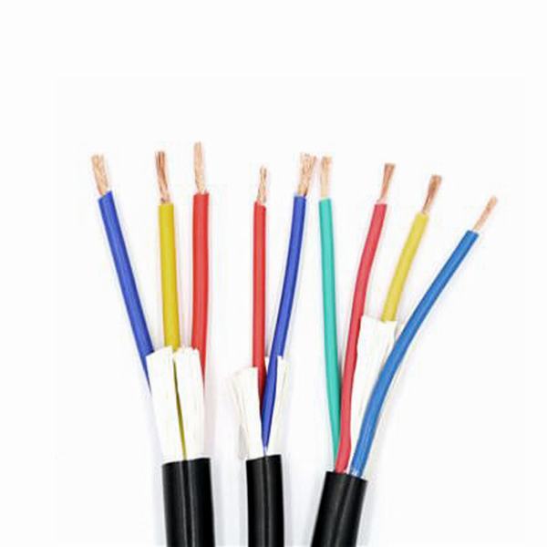 
                                 3x1,5 3X2.5 Sqmm H05VV-F Cable de cobre del cable de PVC flexible                            