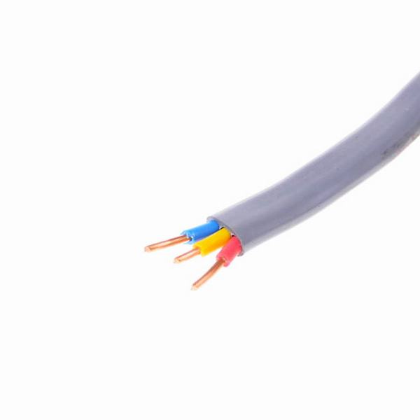 3c 1.5mm 2.5mm Flexible IEC60502 Copper PVC Insulated Sheathed Power Electrical Cable Rvv Electric Wire
