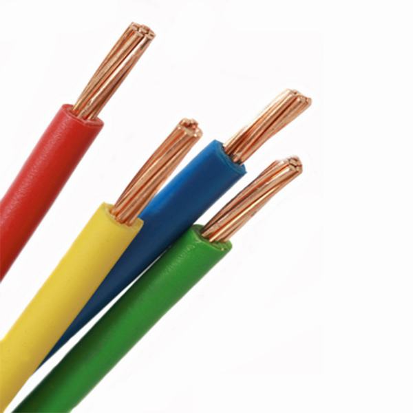 China 
                                 450/750V aislamiento de PVC de cobre trenzado El cable eléctrico                              fabricante y proveedor