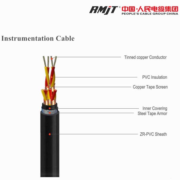 Chine 
                                 450/750V isolés de PVC dans l'ensemble câble de commande d'instrument de bouclier                              fabrication et fournisseur
