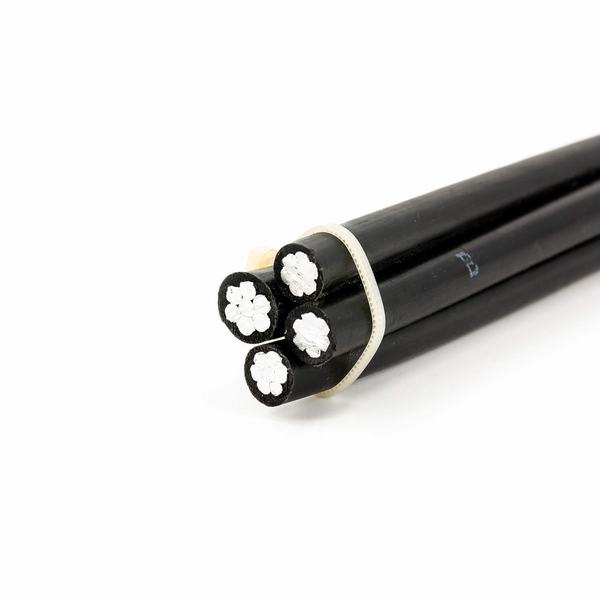 4X16mm2 4X25mm2 4X35mm2 XLPE Insulated Service Drop Aerial Bundled Aluminum Conductor Power Electrical Cable