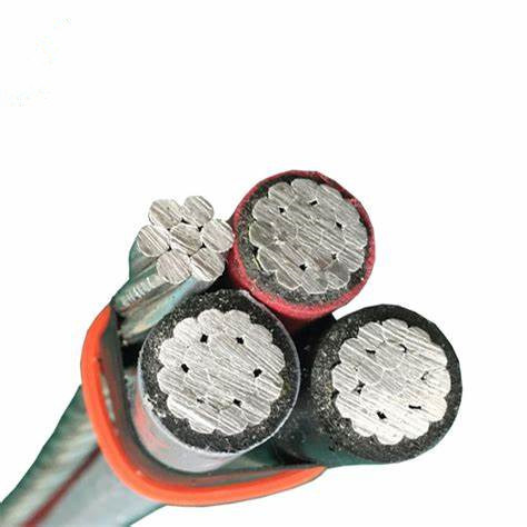 90mm Aluminum Aerial Bundle Conductor Low Voltage Twisted PE Insulated ABC Bundle Cable