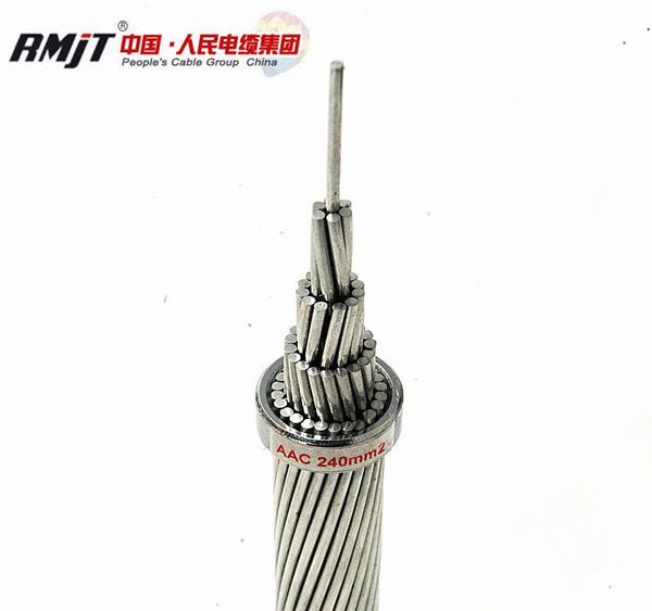 China 
                                 Cable AAC 1/0, 2/0, 4/0 Mcm conductor para la línea de transmisión de potencia                              fabricante y proveedor