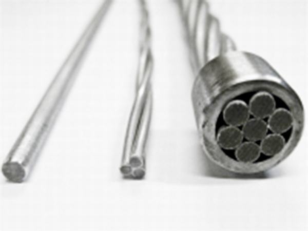 Chine 
                                 ASTM B416 sur le fil conducteur Alumoweld haute conductivité de l'acier à revêtement aluminium ACS                              fabrication et fournisseur