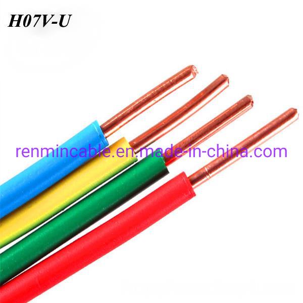 Китай 
                                 BV электрический кабель с изоляцией из ПВХ провод 1,5 мм 2,5 мм 4 мм 6 мм для освещения                              производитель и поставщик