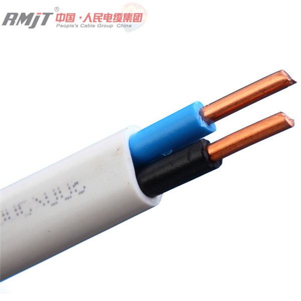 China 
                        BVVB Copper Core PVC Jacket Flat Cord Electrical Cable Wire
                      manufacture and supplier