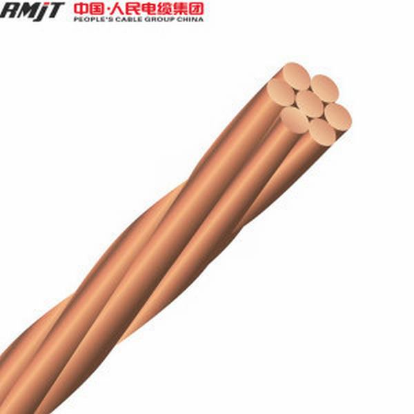 China 
                        Bare Copper Conductor Hard Drawn Copper Stranded Ground Wire
                      manufacture and supplier