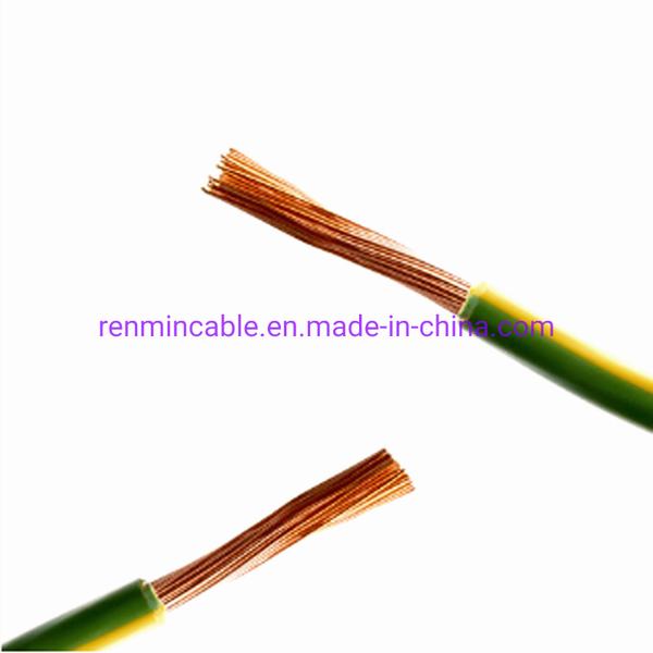 Cina 
                                 Migliore collegare flessibile Bvr isolato PVC di rame del cavo elettrico del conduttore di qualità 4mm                              produzione e fornitore