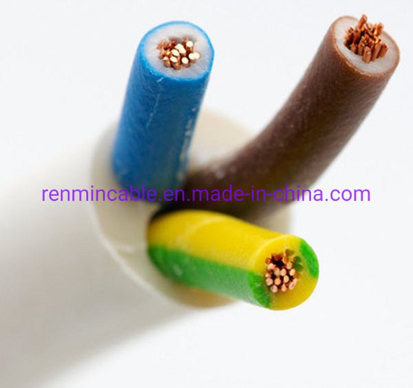 China 
                        CCC Rvv 3 Core 2.5mm2 PVC Insulated Flexible Electrical Cables and Wires 300/500V
                      manufacture and supplier