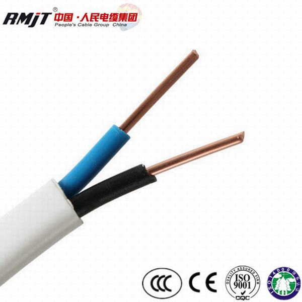 Cina 
                                 Il Ce ha approvato il collegare elettrico piano di rame del conduttore isolato PVC BVVB di H05vvh2-F H07vvh2-F                              produzione e fornitore