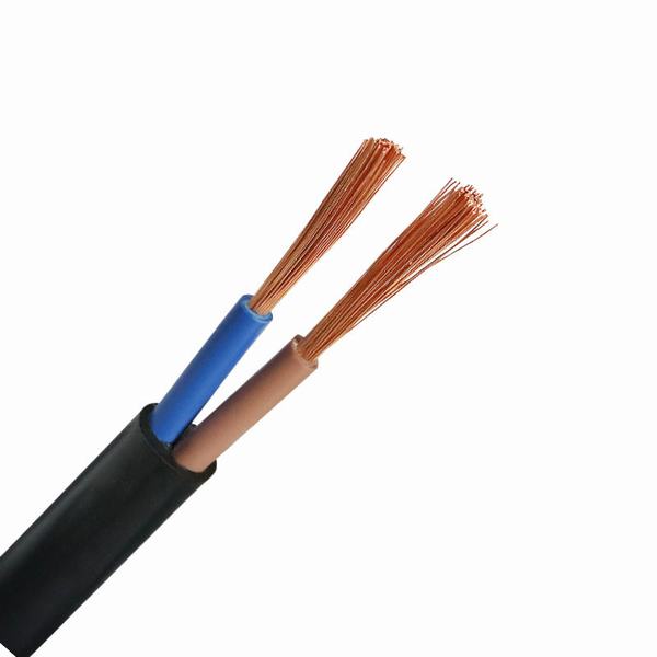 
                                 Cer-Standarddoppelkern 2.5mm Belüftung-Hüllen-kupferner Draht-flaches elektrisches Kabel                            
