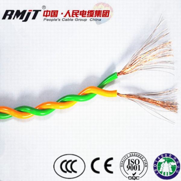 China 
                                 Elektrischer Rvs Draht flexibler Rvs verdrehter Cabel Belüftung-Isolierungs-Doppeldraht-elektrischer Draht-Hersteller                              Herstellung und Lieferant