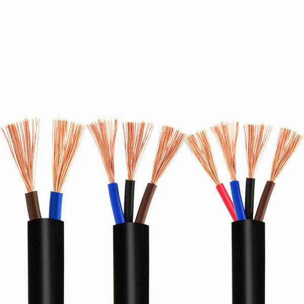 Flexible Copper PVC Insulated Sheathed Power Electrical Cable Rvv Electric Wire