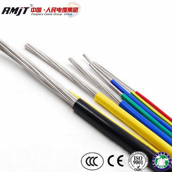 Китай 
                                 Стандарт IEC 450/750V Cu/Al проводник ПВХ электрического потенциала BV Бсв провод                              производитель и поставщик