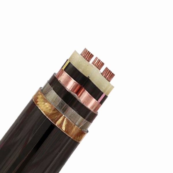 Medium Voltage N2xy Nycy 11kv 33kv Swa 3 Cores Copper Tape Screen XLPE Copper Conductor Cable
