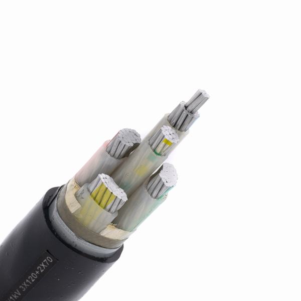 Overhead Aluminum Conductor XLPE Insulation PVC Sheath Amoured Power Cable