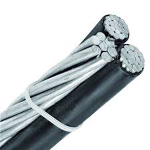 Overhead Duplex Triplex Twisted Aluminum Conductor Aerial Bundle XLPE Insulated ABC Cable
