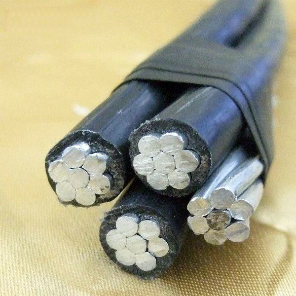 Overhead XLPE Insulated ABC Cable / Aerial Bundle Cable Triplex ABC Cable