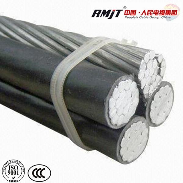 Single Layer XLPE Insulated AAC Conductor Phase Bare AAAC Neutral Aerial Bundled Cable