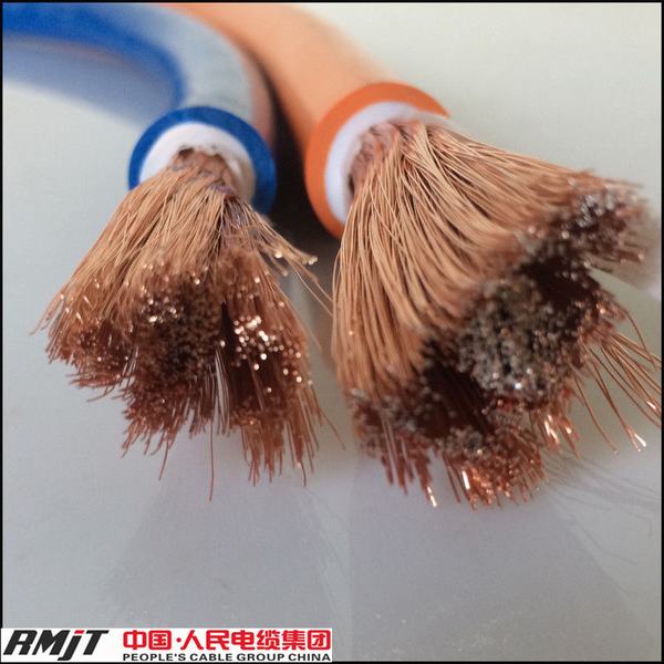 China 
                                 Yh H01N2-D de doble capa aislante de goma flexible de cobre del cable de soldadura                              fabricante y proveedor
