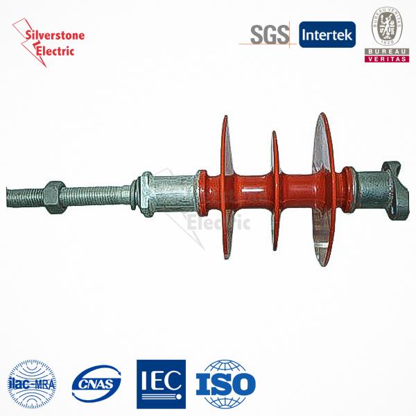 China 
                        33kv 120kn Cantilever Suspension Composite Insulator Double Insulation Catenary
                      manufacture and supplier