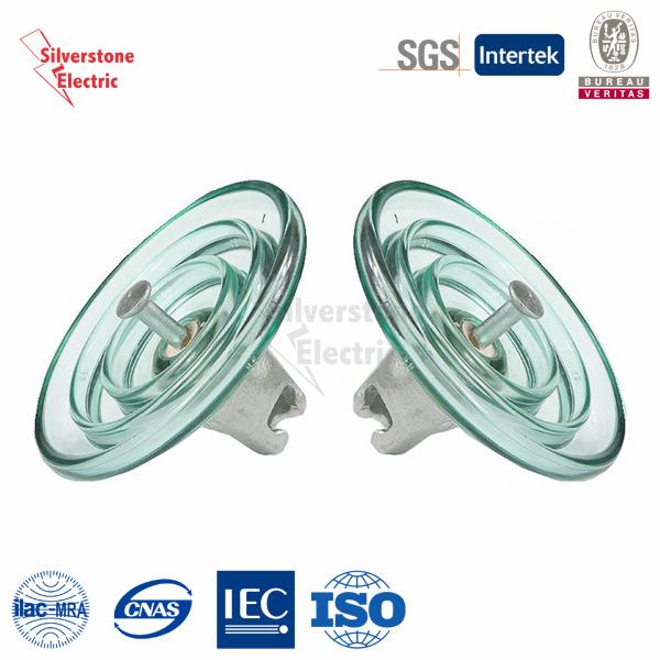 35kn Suspension Disk Troughed Disc Insulator IEC Glass Insulator
