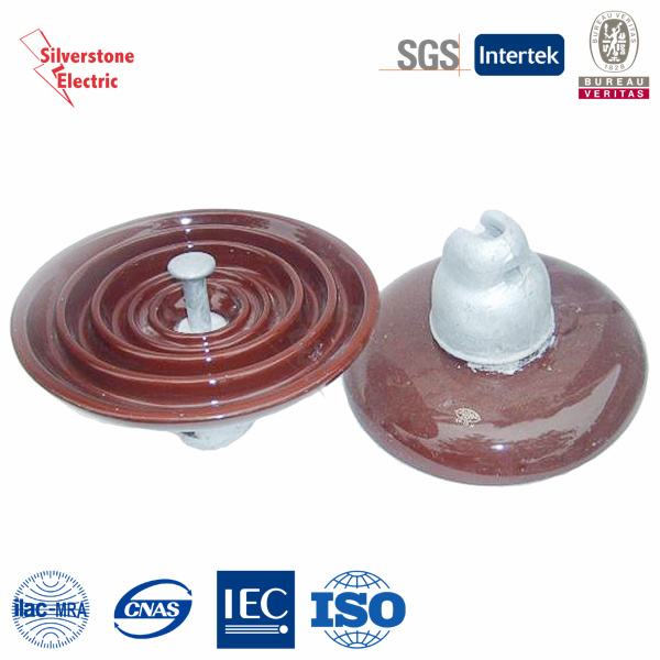 Anti-Pollution Disc Suspension Porcelain Insulator Double Shed