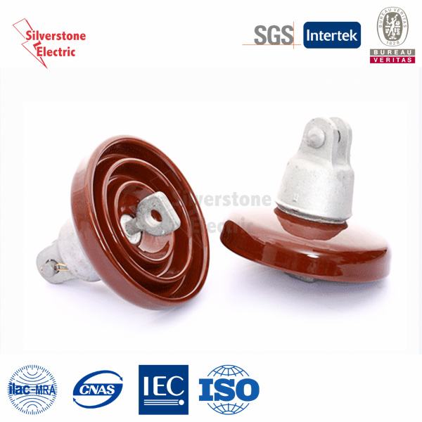 High Voltage Cap Pin Type Suspension Porcelain Insulator