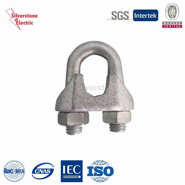 
                        Hot Dipped Galvanized DIN 741 Malleable Wire Rope Clips
                    