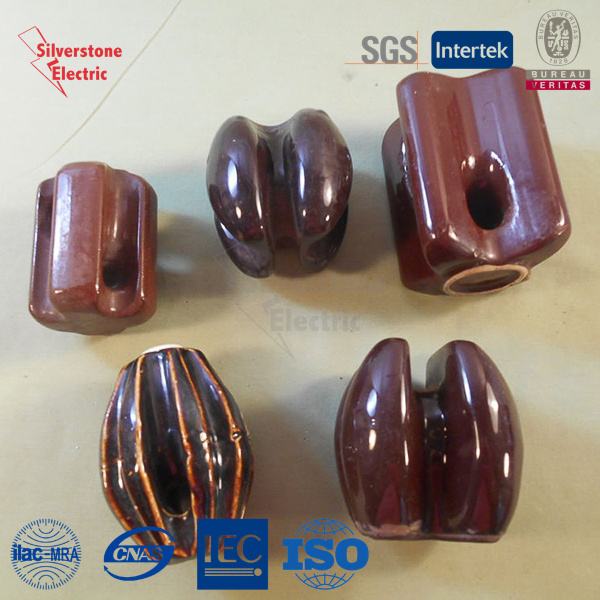 Chine 
                                 Isolateur en céramique en porcelaine émaillée brun tacheté                              fabrication et fournisseur