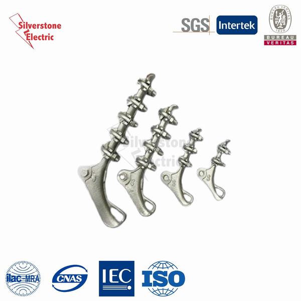 China 
                        Nld Galvanized Malleable Iron Strain Clamp Bolt Clamp Terminal End Clamp
                      manufacture and supplier
