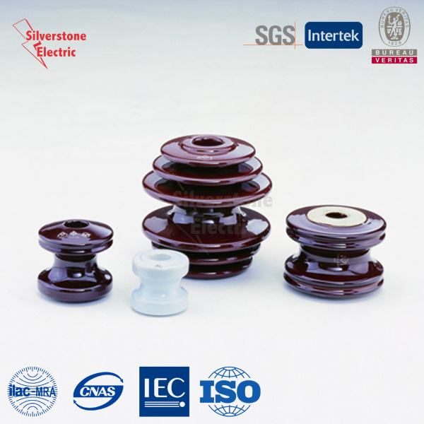 Outdoor Overhead Line ANSI C29.3 Ceramic Porcelain Spool Insulator