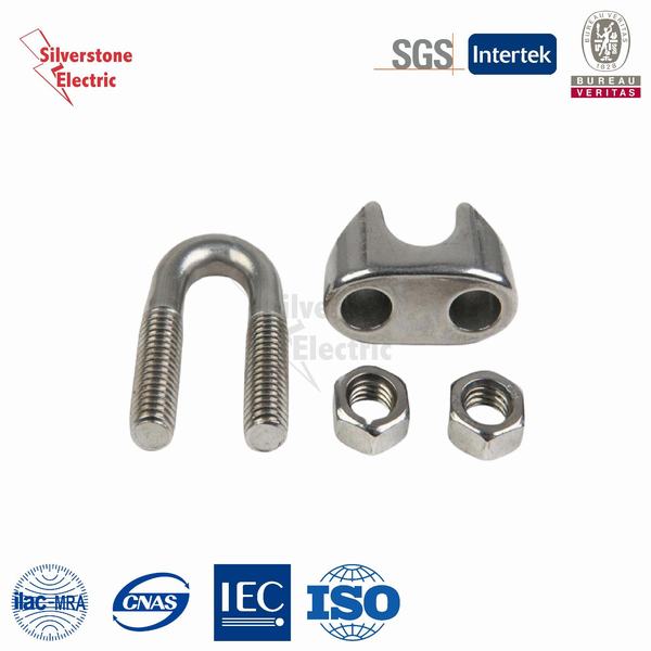 China 
                        SUS316 Stainless Steel Wire Rope Clip Wire Rope Clamp
                      manufacture and supplier