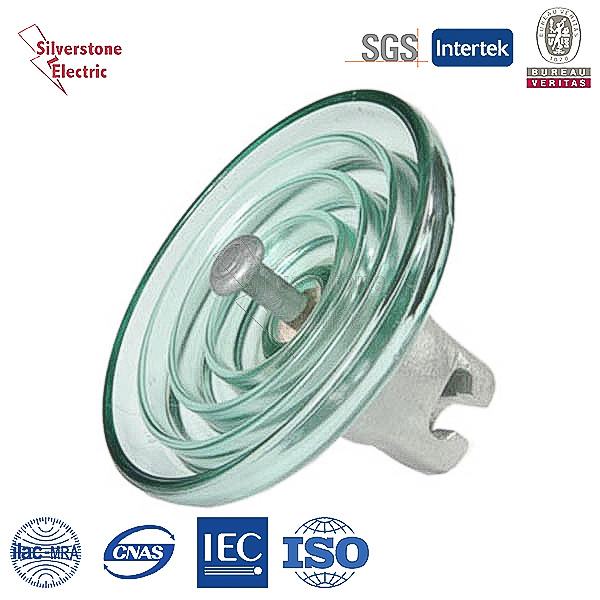 China 
                        U240b 120kn Large Diameter Type Toughened Glass Disc Insulators IEC60372
                      manufacture and supplier