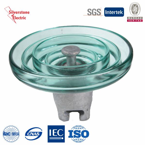 U300 150kn High Voltage Disk Suspension Toughened Glass Insulator IEC