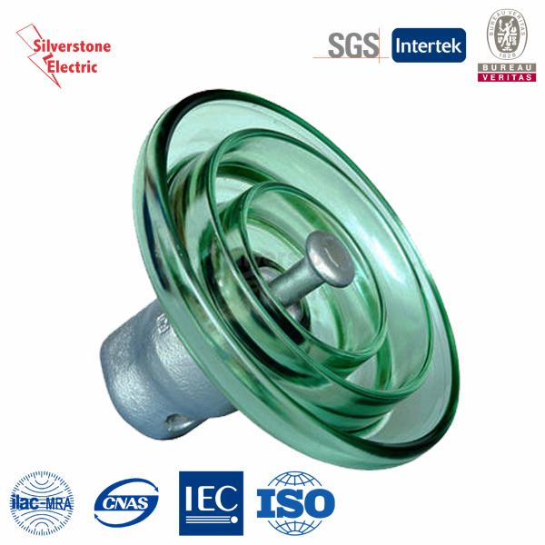 Chine 
                                 U300B 150 kn disque en verre trempé de type brouillard d'Isolants IEC 60372                              fabrication et fournisseur