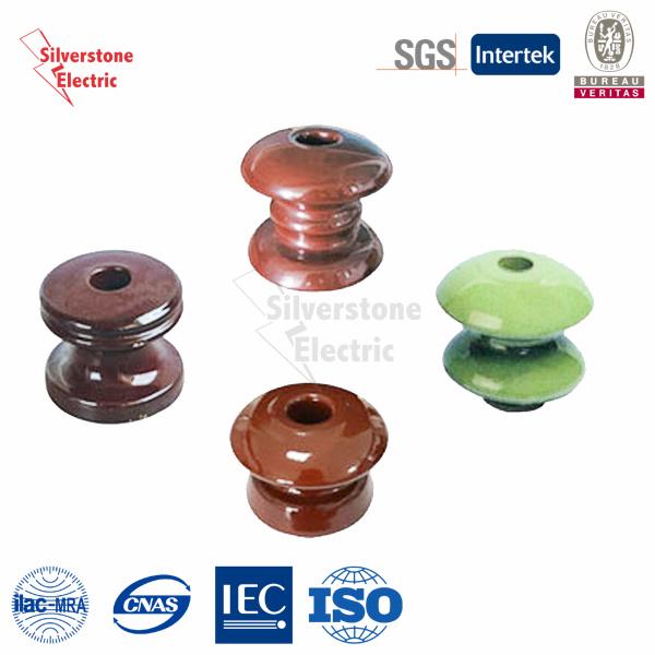 China 
                        Vintage Brown Porcelain Shackle Insulators ANSI ED-2b Low Voltage
                      manufacture and supplier