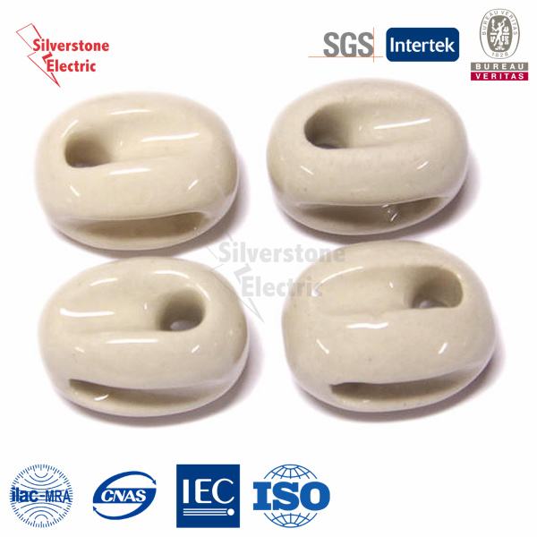 China 
                        Vintage Grey White High Voltage Egg Type Strain Insulator Porcelain ANSI
                      manufacture and supplier