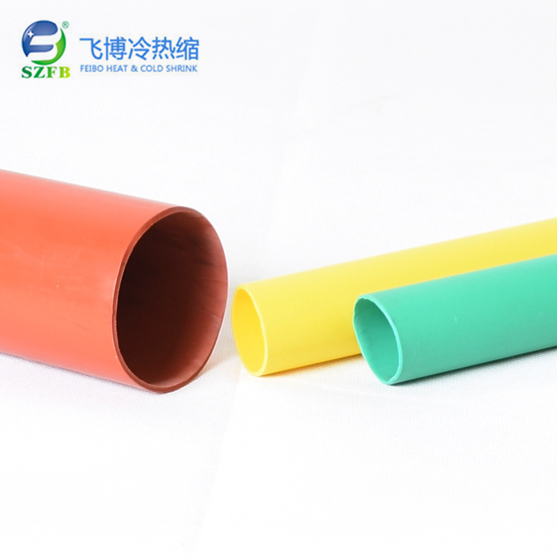 Cina 
                Isolamento elettrico personalizzato con guaina termorestringente da 10 kv 35 kv Tubo di termoretrazione coperchio scatola
              produzione e fornitore