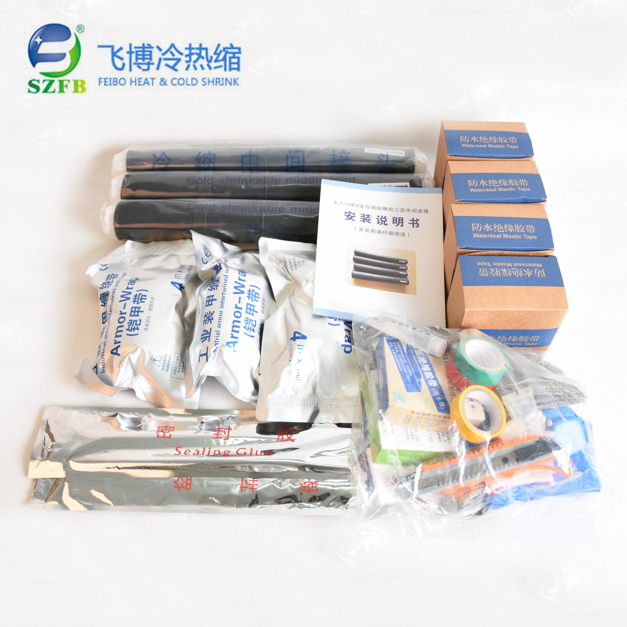 10kv Cold Shrinkable Joint Intermediate Connection Termination Splice Kits