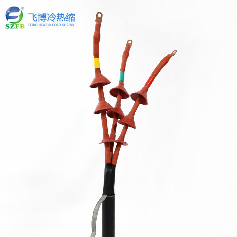 11kv/33kv Three Cores Indoor/Outdoor Heat Shrinkable Cable Termination Kit with Accessories