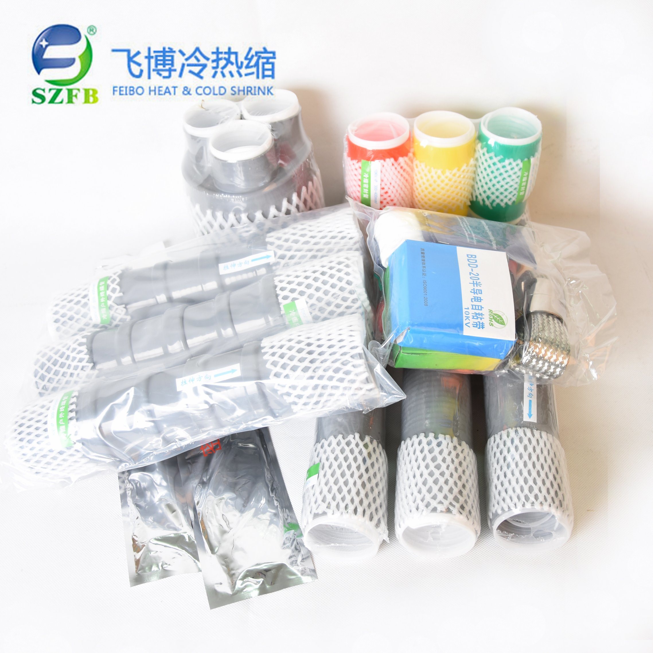 Chine 
                11kv bornes Cold Shrink Outdoor extrémités articulations Câble d′alimentation des accessoires à sertir
              fabrication et fournisseur