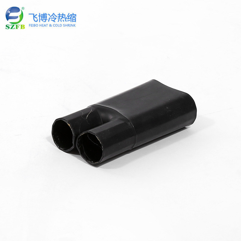 1kv Low-Voltage Cable Two-Core Heat Shrinkable Finger Sleeve 2.2# Adhesive 70-120mm2 Finger Sleeves