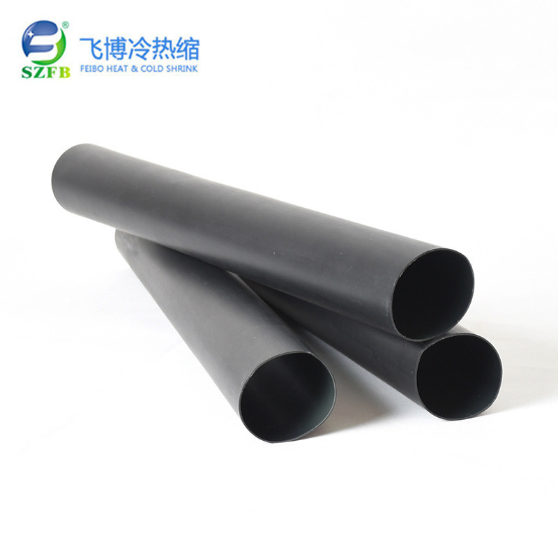 3: 1 Double Wall Adhesive Lining Black Heat Shrink Tube Color Double Wall Tube