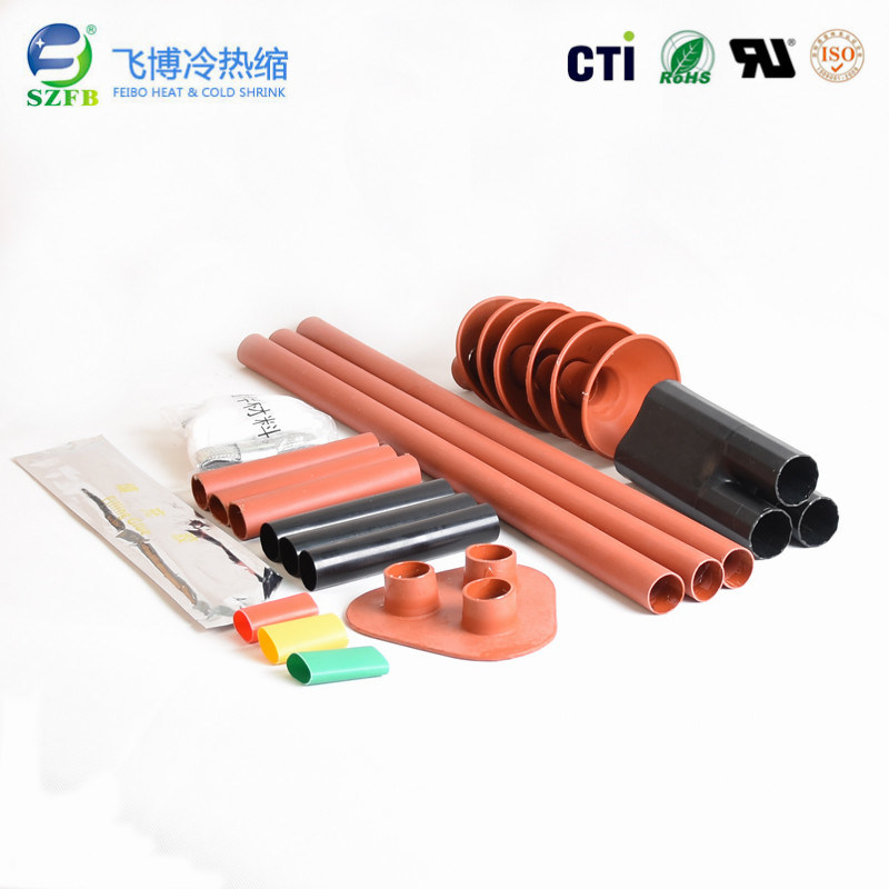 Cina 
                Termorestringente terminale per cavo a tre conduttori da 35 kv, termorestringente per esterni Accessori per cavi
              produzione e fornitore