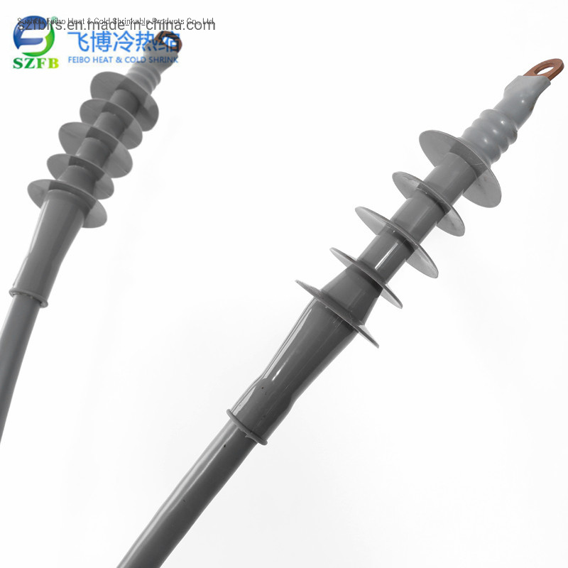 8.7/15kv Cold Shrinkable Power Cable Accessories and Loose Cable Inverse Terminal Processing and Intermediate Connection Cold Shrinkable Tube
