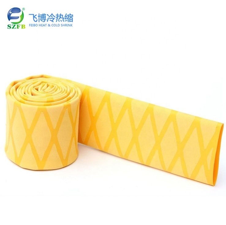 
                Padrão de badminton Racquet tubo retráctil térmico Amarelo padrão de mão antiderrapante Barra de pesca do tubo
            