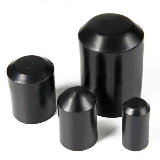 Black U-Shaped Cap Insulated End Cover Protection